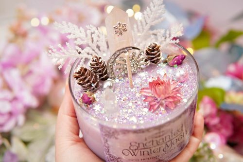 Enchanted Winter Moon™ Winter Magick Holiday Candle Winter Witch Spell Candle Solstice Blessings Winter Solstice Solstice Magick